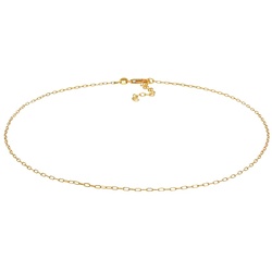 Elli Choker Gliederkette Oval Trend 925 Silber Ketten   Damen 