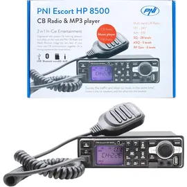 PNI CB-Radiosender und MP3-Player PNI Escort HP 8500 ASQ inklusive Kopfhörer mit Mikrofon