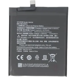AccuCell Akku passend für Xiaomi 9 SE, Li-Polymer, 3,85V, 3070mAh, 11,8Wh, ohne Werkzeug