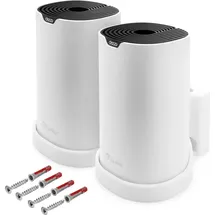 mobilefox Wandhalterung passend für TP-Link AC1900 Deco S7 WLAN Router 2 Stück mit Kabelmanagement