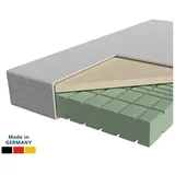 AM Qualitätsmatratzen - Premium-Latex-Matratze 100x200cm - H3 - mit 4cm Latex-Auflage | 24cm Höhe | Germany