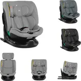KIKKABOO Kindersitz i-Tour i-Size (40-150 cm) Gruppe 0+/1/2/3, Isofix, drehbar hellgrau - Grau