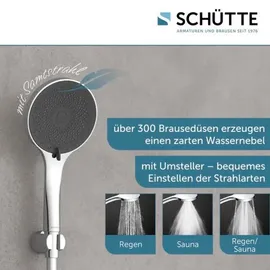 Schütte Handbrause Capri Chrom-Anthrazit