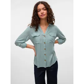 Vero Moda VMBUMPY L/S SHIRT NEW WVN GA NOOS Grau L