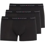 Tommy Hilfiger Herren Boxershorts Trunks Unterwäsche, Schwarz (Black/Black/Black), XXL