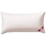 Künsemüller Daunenkissen Canadische Schneegans 40 x 80 cm Weiß