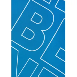 BENCH Badehose türkis-bedruckt Blau XL