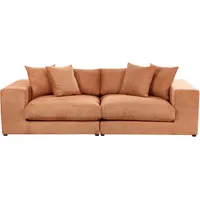 Beliani Beliani, Sofa orange mit Kissen GLORVIKA II