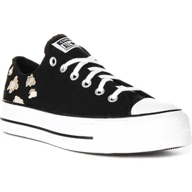 Converse All Star Lift Damen Schwarz/Gold 38