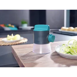 Leifheit Hand-Spiralschneider türkis