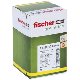 Fischer Nageldübel N Green 8 x 80/40 S 45 Stück