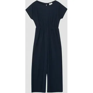 s.Oliver Strukturierter Overall mit Wide Leg - blau - 122