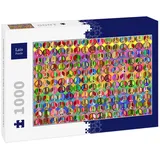 Lais Puzzle Unmögliche, sehr schwierige, psychedelische Farben 1000 Teile