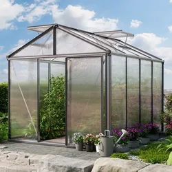 GFP Profi 235 x 311 cm Gewächshaus, Standardfarbe Aluminium Natur - (GFPV00146)