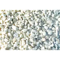 Buri Marmorsplitt 25kg 9-12mm Zierkies weiss Naturstein Kies Gartendekoration