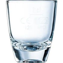 Schnapsglas Gin 12, Arcoroc - 35ml, 2cl FS (24 Stk.) - 24er-Karton, 2cl Eiche