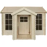 TIMBELA Spielhaus M520 Beige Holz