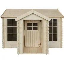 TIMBELA Spielhaus M520 Beige Holz