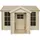 TIMBELA Spielhaus M520 Beige Holz
