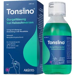 Tonsino Gurgellösung bei Halsschmerzen