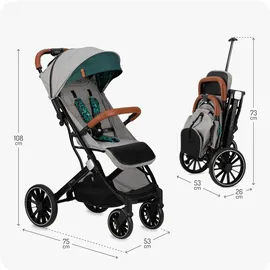 MOMI ESTELLE DAKAR Buggy in Grau/Grün - leicht, wendig, Offroad fähig - Grau,