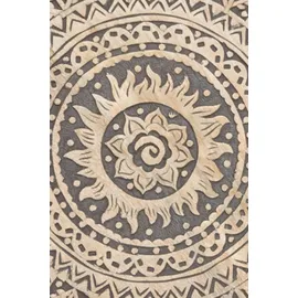 Marrakesch Orient & Mediterran Interior Orientalisches Wandbild aus Holz Sole Schwarz