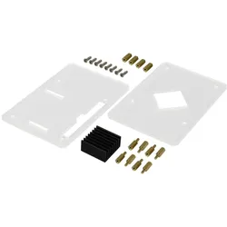 ALLNET Rock Pi Simple Acrylic Case, Hülle, Weiß, Acryl, 100 g