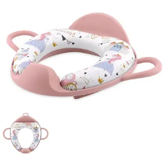 Lorelli Toilettensitz Rückenlehne Handgriff gepolstert, Spritzschutz, Kunststoff