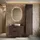 Badplaats Waschbeckenunterschrank Rimini 80 x 46 cm Walnuss Braun