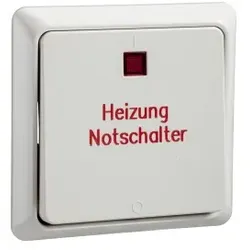 Elso 251220 Kontroll-Aus. 2p. beleucht Heizn 16A RENOVIERUNG komplett Schraubklemme perlweiß
