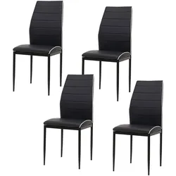 HTI-Living Stuhl Madison PU Schwarz