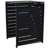 Merxx Mülltonnenbox Anbau klein 64 x 109 x 106 cm grau