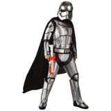 Rubie ́s Kostüm Star Wars 7 Captain Phasma, Original lizenziertes Kostüm aus Star Wars: Das Erwachen der Macht silberfarben M-L