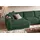 KAWOLA Wohnlandschaft U-Form Madeline Cord Longchair links smaragd
