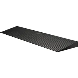 Wiltec Türschwellenrampe Rollstuhlrampe schwarz