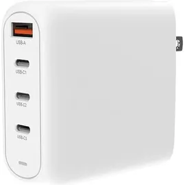 Creative Labs Creative - Netzteil - 100 Watt - 5 A - Qualcomm Quick Charge 4.0+, Fast Charge, PD 3.0, Apple 2.4A - 4 Ausgabeanschlussstellen (24 pin USB-C, USB)