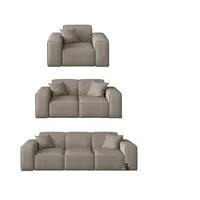 Fun Möbel Sofaset Designersofa CELES 3-2-1 in Stoff Scala beige