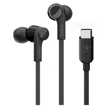 Belkin Rockstar Kopfhörer USB-C schwarz