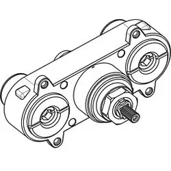 hansgrohe Funktionsblock komplett BTC 98504000