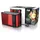 Arendo Toaster Langschlitz mit Display, Auftaufunktion, 1500W, integrierter Brötchenaufsatz, Rot