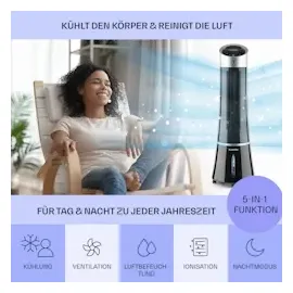 Klarstein Skyscraper Ice 4-in-1 schwarz mobil