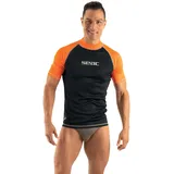Seac Rash Guard T-Sun Schwarz/Orange M