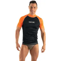 Seac Rash Guard T-Sun Schwarz/Orange M