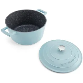 masterclass Gussaluminium-Auflaufform, himmelblau, 24 cm, 4 Liter, Geschenkbox