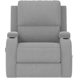 OTTO home Relaxsessel Napori Polyester 87 x 105 x 94 cm Grau mit Relaxfunktion