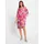 Heine Etuikleid Druckkleid Mehrfarbig Orange 48