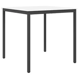 vidaXL Bartisch 110 x 110 x 105 cm Weiß
