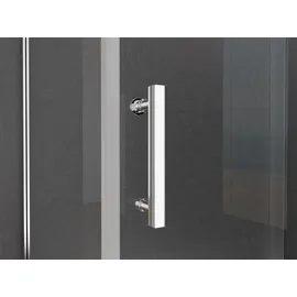 Buylando Ida Komplettdusche mit Schiebetür 120 x 195 cm transparent Duschwanne