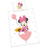 Disney Babybettwäsche Disney´s Minnie Mouse, Disney mit liebevollem Motiv weiß