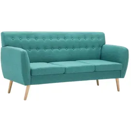 vidaXL 3-Sitzer-Sofa Stoff 172x70x82 cm Grün
